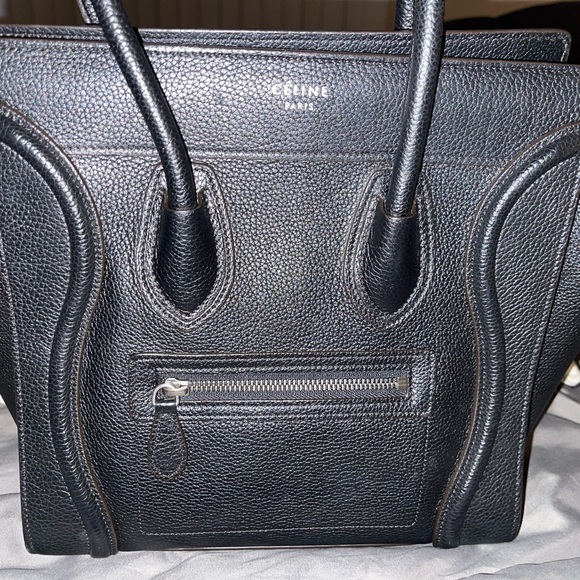 Hi! I’m Ari. I’m selling a black Celine bag. Lightly used, dust bag included. - Picture 1 of 5